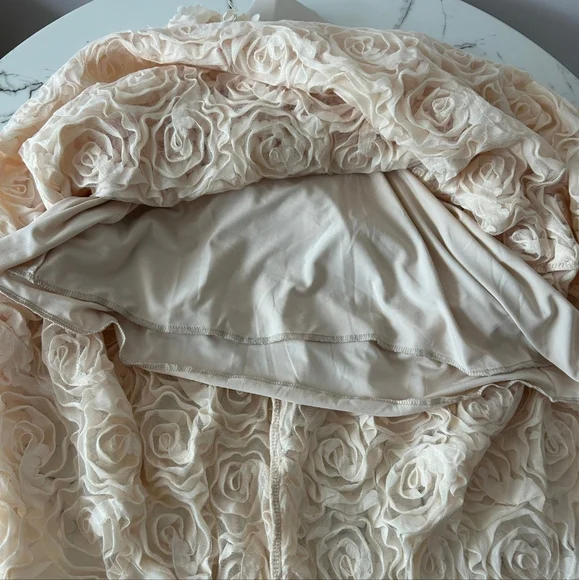 Light Luxury Evening Skirt Autumn Winter Women's Slim Fit Loose WarmEmbroidered - Picture 4 of 6